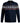 D555 EDINSON 1/4 Zip Knitted Fairisle Jumper For Men in Navy Marl, 2XL-6XL