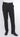 SKOPES WOOL BLEND FLAT FRONT TROUSERS IN BLACK