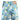 Bar Harbour Premium Cotton Tropical Print Leisure Shorts (0149) in Blue in Size XXL to 3XL