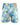 Bar Harbour Premium Cotton Tropical Print Leisure Shorts (0149) in Blue in Size XXL to 3XL