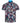 Kam Plus Size Short Sleeve Skull Print Shirt For Men in Black, 2XL-8XL