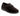PADDERS WIDE FIT TOUCH STRAP HOUSE SLIPPERS (CHARLES) IN BLACK MICROSUEDE IN SIZE UK6 TO UK12