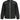 D555 WIMBLEDON Couture Stretch Zip Through Jacket For Men in Black, 2XL-6XL