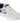 Skechers (232674) Men's Bounder 2.0 - Andal Lace-Up Athletic Style Shoes in White/Navy 8 to 13