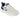 Skechers (232674) Men's Bounder 2.0 - Andal Lace-Up Athletic Style Shoes in White/Navy 8 to 13